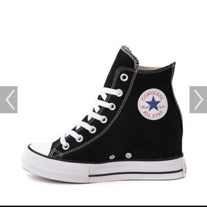 Converse Women's Black Canvas High-Tops chuck Taylor all stars